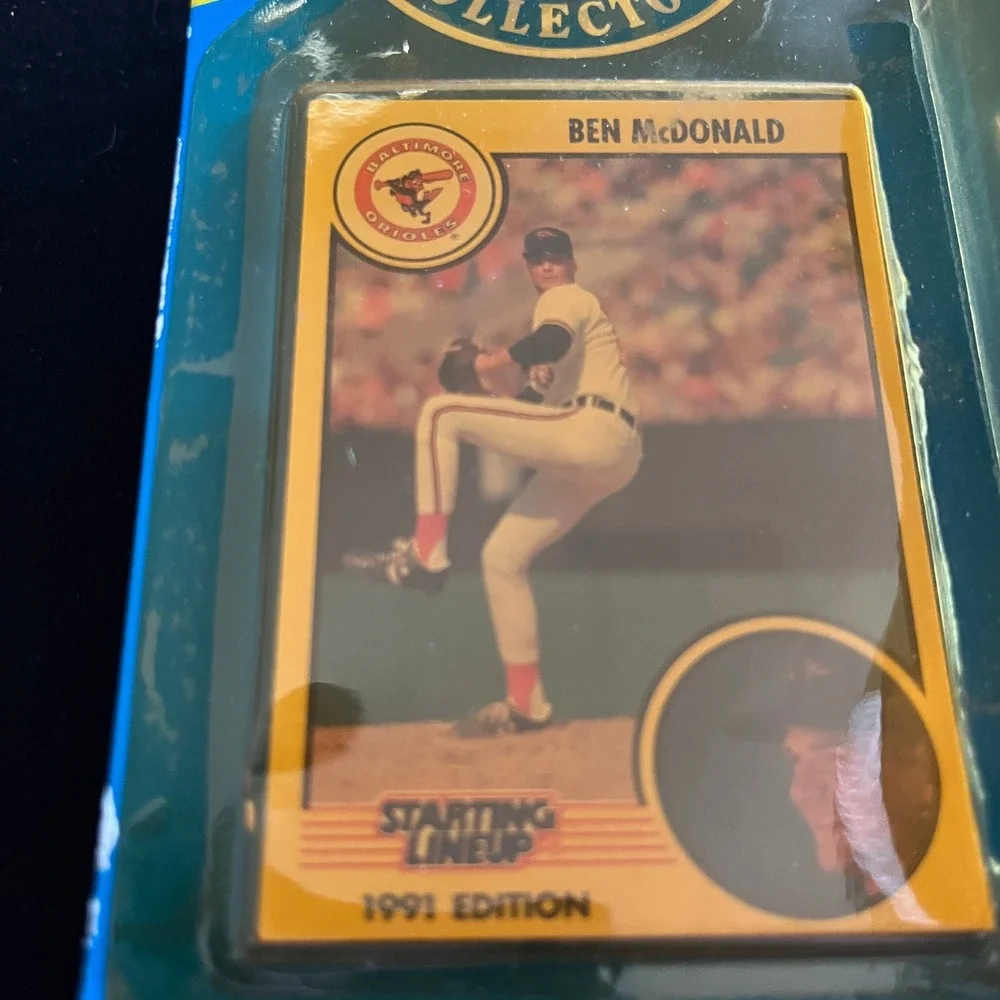 1991 Starting Lineup Ben McDonald Baltimore Orioles Figure Card Coin Kenner MLB